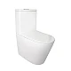 Унітаз-компакт Q-tap Stork QT15222178W безобідковий з сидінням