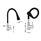 Смеситель для кухни Lidz Aria 015F31 с гибким изливом (k35) LDARI015F31BNK31872 BNK