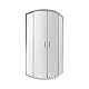 Душевая кабина Qtap Taurus CRM1099AC6 90х90 см, стекло Clear 6 мм покрытие CalcLess, без поддона