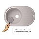 Кухонна мийка Lidz 780x500/200 GRA-09 LIDZGRA09780500200 сірий
