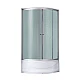 Гідромасажний бокс Lidz Tani SBM90x90.SAT.HIGH.FR скло Frost