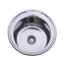 Кухонная мойка Lidz 510-D 0,8 мм Micro Decor (LIDZ510DEC)