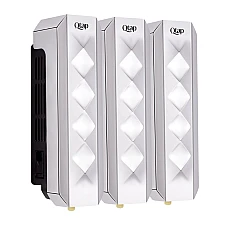 Потрійний дозатор для рідкого мила Q-tap QTDM350CP3 хром