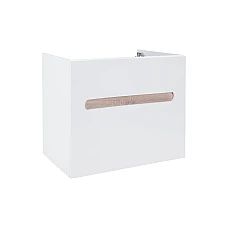 Тумба подвесная Qtap Virgo 70х46 QT1874TPА701W белый/белый дуб