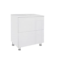 Тумба напольная Qtap Tern 60х47 со столешницей QT1780TNL601W белый