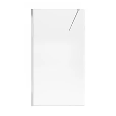 Душевая перегородка Qtap Walk-In Standard CRM2011.C8 110х200 см, стекло Clear 8 мм, покрытие CalcLess