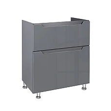 Тумба напольная Qtap Scorpio 70х46 QT1473TNВ702G графит