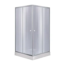 Душова кабіна Набір Lidz Wawel SC90x90.SAT.LOW.GR скло тоноване з піддоном Mazur