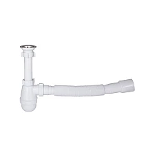 Сифон для раковини Lidz (WHI) LU06 (вихід 50 мм)