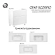 Тумба напольная Qtap Scorpio 100х50 QT1473TNВ101NW белый