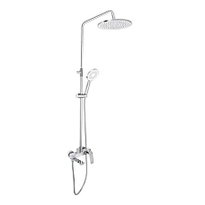 Душова система на три споживача з виливом Qtap Vlasta New QTVLA111CRM45650 хром