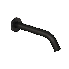 Вилив для систем прихованого монтажу 200 мм Qtap Vytok QTVYT246BLM45931 чорний матовий