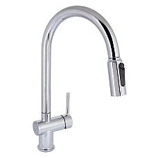 Змішувач для кухні Qtap Rozcesti з висувним виливом QTROZ366CRM45938 хром