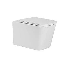 Унітаз підлоговий Qtap Tern Ultra Quiet безобідковий з сидінням Soft-close QT17223303AW