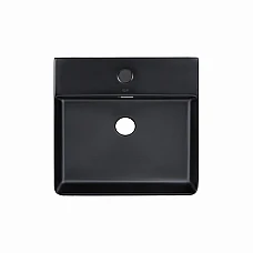 Умивальник підвісний Qtap Nando LT 50х42 QT12112173SMBMBN чорний матовий