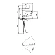 Смеситель латунный для раковины Lidz Orion 001F (k25) LDORI001FCRM48091 Chrome
