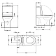 Унітаз підлоговий Qtap Arvin Ultra Quiet 630×350×795 мм з сидінням Soft-close, White QTARV27W49259