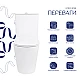 Унітаз підлоговий Qtap Arvin Ultra Quiet 630×350×795 мм з сидінням Soft-close, White QTARV27W49259