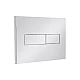 Клавиша смыва Qtap Standard 152x236x28 мм, Chrome, линейная QTSTD164CRM49472