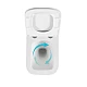 Готове рішення Qtap для ванної кімнати: підвісний унітаз Gemini Ultra Quiet 485×340×350 + комплект інсталяції Nest 4 в 1 (лінійна клавіша Chrome)