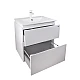 Комплект Qtap Albatross 605х725х460 White тумба подвесная + раковина врезная QT0172TP600D3060CW