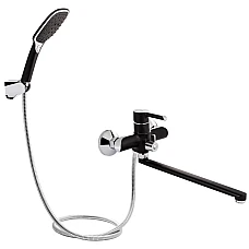 Чорний змішувач для ванни Q-tap Grand QTGRABCR005