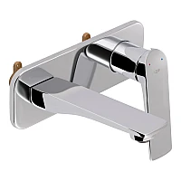 Змішувач для умивальника Q-tap Vlasta 1128102C хром