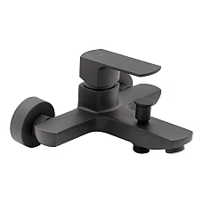 Чорний змішувач для ванни Q-tap Lipno QTNH3023101DCB