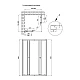 Душевая кабина Qtap Pisces BLA107-9SC5 75-90x75-90 см, стекло Clear 5 мм без поддона
