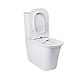 Унітаз-компакт Qtap Nando безобідковий з сидінням Soft-close QT12221222AW
