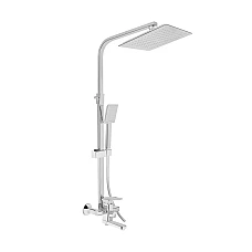 Душевая система на три споживача з виливом Lidz Sofi 1030 (k35) LDSOF1030CRM44975 хром