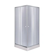 Душевая кабина Lidz Wawel SC90x90.SAT.LOW.GR, стекло тон. 4 мм + Lidz Душевой поддон KAPIELKA ST90x90х14