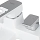 Смеситель для ванны Lidz Wawel 006 (c душевым гарнитуром) (k35) LDWAW006WHI45398 White