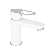 Змішувач для раковини Lidz Latwa 001 LDLAT001WHI45423 білий
