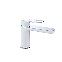 Змішувач для раковини Qtap Jay QTJAY270CRW45551 хром/білий