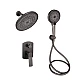 Душова система прихованого монтажу Qtap Slavonice QTSLA113GMB45899 Gunmetal Black PVD