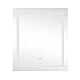 Зеркало Lidz Kubis 700х800 с LED-подсветкой Touch, с антизапотеванием, с диммером, рег. яркости LD78LF9048070
