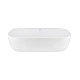 Комплект Qtap Robin: Раковина накладная прямоугольная 600x390x150 мм White + Донный клапан PU02