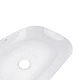 Комплект Qtap Robin: Раковина накладная прямоугольная 600x390x150 мм White + Донный клапан PU02