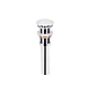 Комплект Qtap Robin: Раковина накладная прямоугольная 600x390x150 мм White + Донный клапан PU02