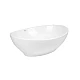 Комплект Qtap Dove: Раковина накладная овальная 415x340x140 мм White + Донный клапан PU02
