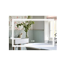 Дзеркало Lidz Kubis 80х60 з LED-підсвічуванням Touch LD78LF9047400