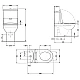 Унитаз напольный Qtap Stork Ultra Quiet 630×350×805 мм с сиденьем Soft-close, White QTSTO27W49260