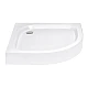 Душовий бокс Lidz Tani SB100x100.SAT.LOW.FR, скло Frost 4 мм
