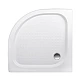 Душовий бокс Lidz Tani SB100x100.SAT.LOW.FR, скло Frost 4 мм