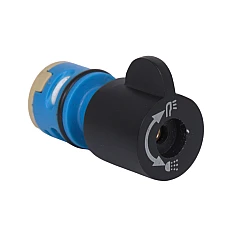 Ручка букси Qtap (22,1x23x33) для змішувача для ванни Gemini Matt Black QTGEM2212333BLA50056
