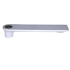 Вилив Qtap (42x36,7x227) для душової системи Presto Chrome/White QTPRE42367227CRW50527