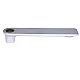 Излив Qtap (42x36,7x227) для душевой системы Presto Chrome/White QTPRE42367227CRW50527