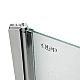 Штора на ванну Qtap Standard CRM407513APL стекло Pear 6 мм, 75х140 см, левая
