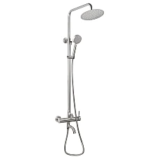 Душова система на три споживача (з виливом) Lidz Aria 1031 (k35) LDARI1031NKS34933 нікель